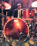 Lester Estelle playing the Drums